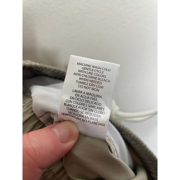 Valor Collective Small Nylon Everyday Shorts Khaki Drawstring Waist Pockets New - Picture 10 of 10